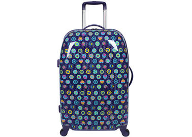 Customized 20 25 28 inch PC trolley case bright colored luggage travel bag