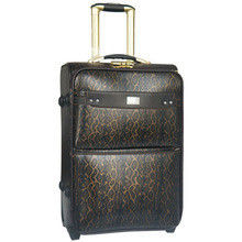 Kullanılmış pu seyahat bagaj çantası